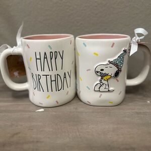 Rae Dunn /Peanuts Snoopy Happy Birthday Mug
